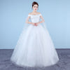 New wedding dress word shoulder tutu straps slim slim wedding dress retro large size