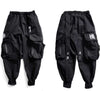 Embroidered streamer cargo pants