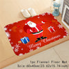 Christmas carpet flannel mat