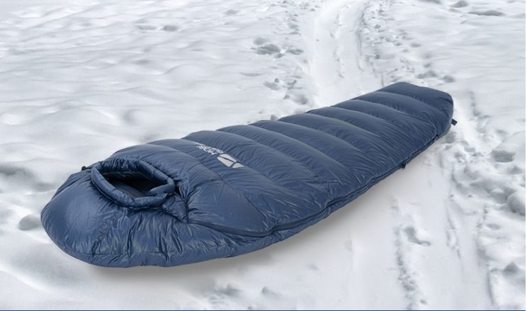 Outdoor Down Thickened Cold-proof Mummified Professional Camping Sleeping Bag