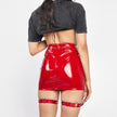 Women's Leather Trendy Hip Skirt