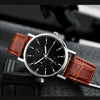 Simple Leather Belt Men's Quartz Watch