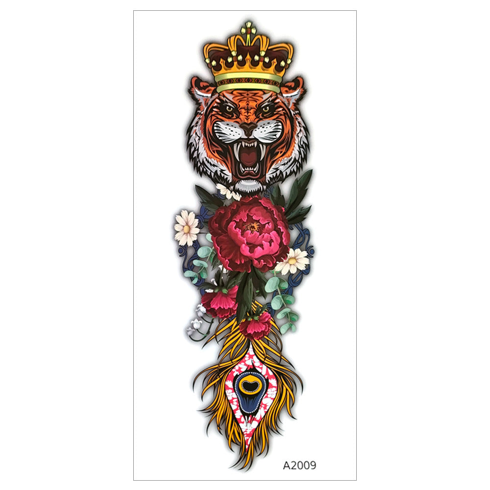 Colorful Domineering Tattoo Applique Arm