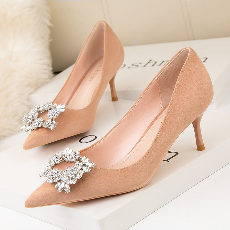 Women Pointed Toe Fashion High Heel Shoes