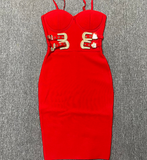 Short bandage evening dress