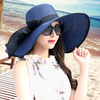 Beach sun protection straw hat