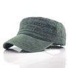 Flat cap male military cap hat