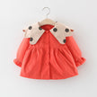 Girl's coat foreign style girl windbreaker