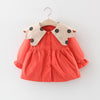 Girl's coat foreign style girl windbreaker