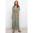 Loose Jumpsuit At Home Casual Lace-up One-piece