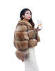 New Fur Coat Thickened Fox Fur Stitching Coat