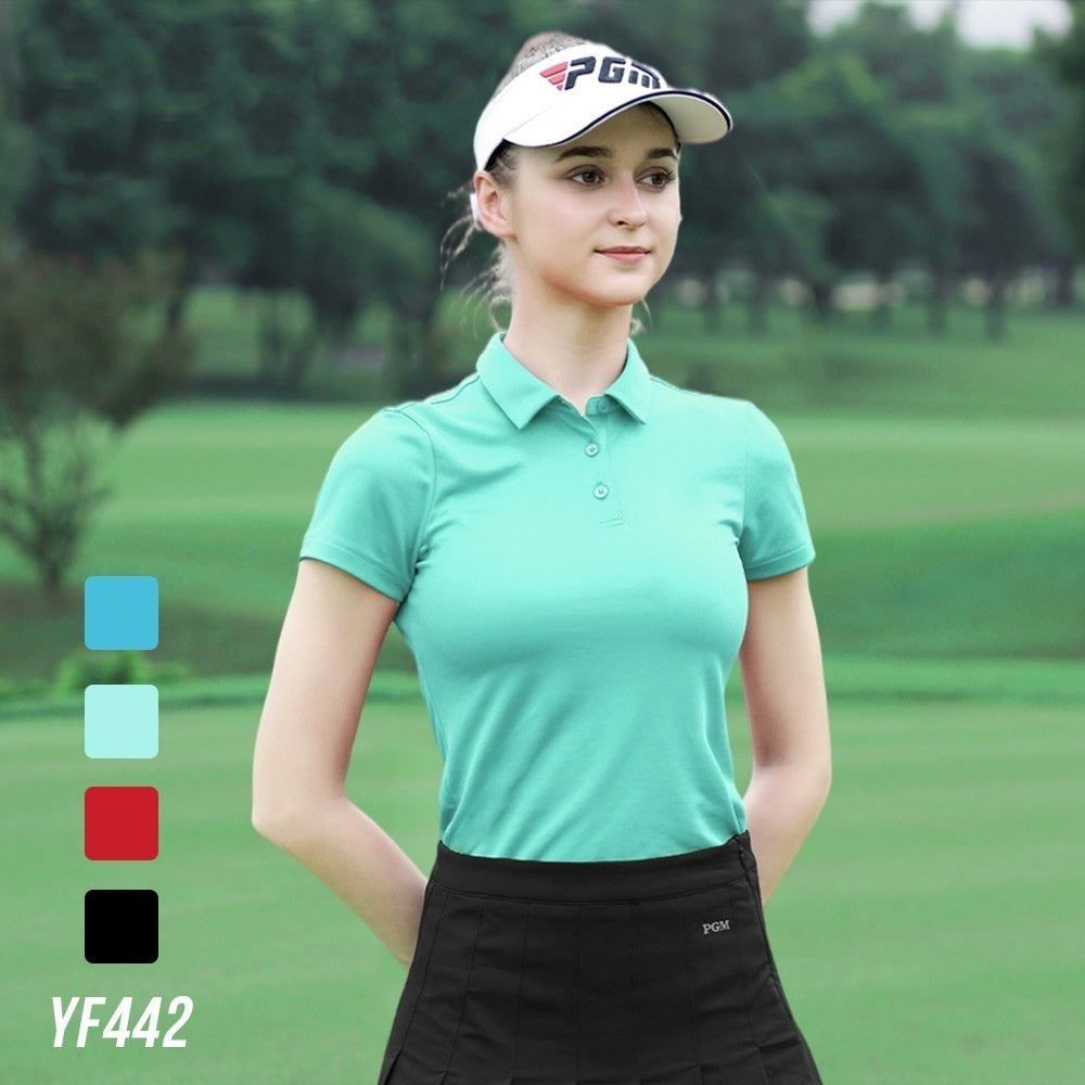 Women's Golf Fashion Sports Short Sleeve