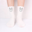 Bad Rabbit Socks Black And White Long Cotton Socks Knitted Socks For Men And Women