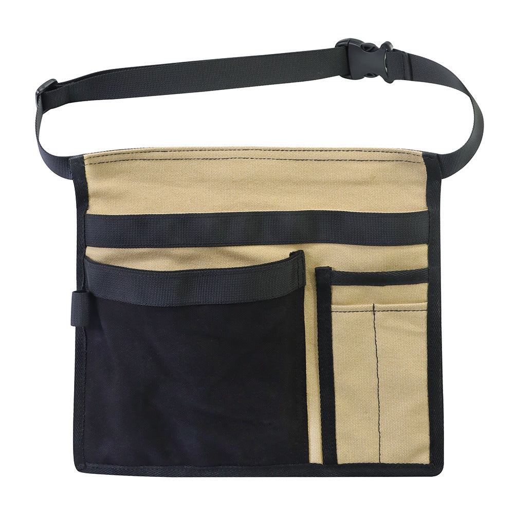 Garden Trim Light Multi-Pocket Canvas Belt Bag Storage Bag