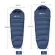 Outdoor Down Thickened Cold-proof Mummified Professional Camping Sleeping Bag