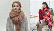 All-match Soft Glutinous Idle Style Thermal Long Scarf