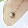 Ethnic Style Ceramic Bell Clavicle Chain