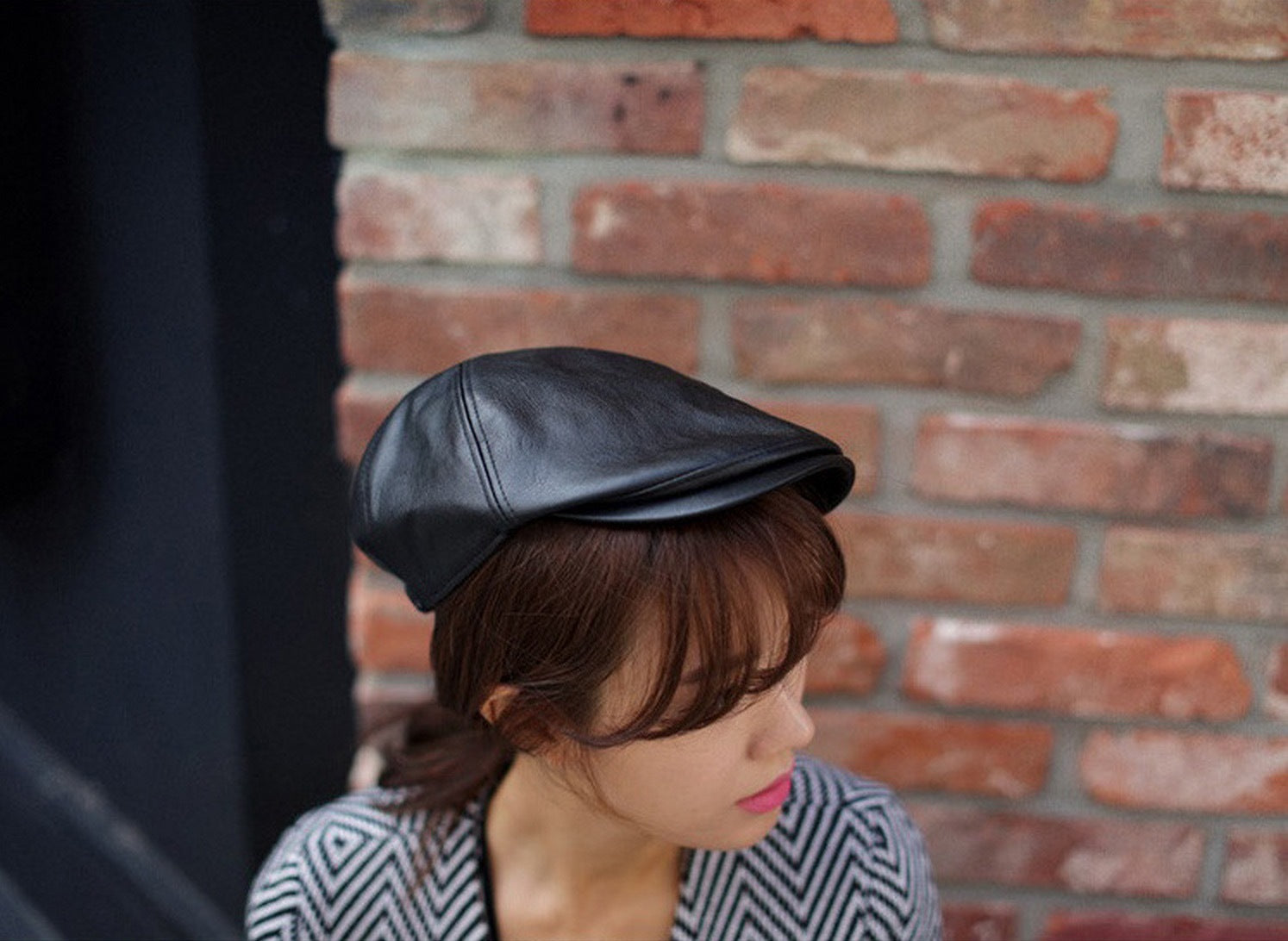 Vintage British Wind Leather Cap