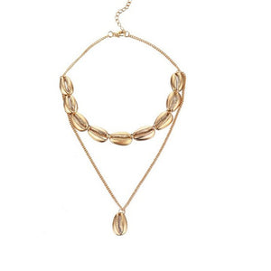 Accessories Bohemian Alloy Shell Necklace Women