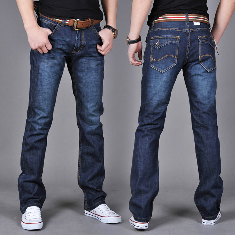 Explosive Fall Winter New Straight Slim Men's Jeans