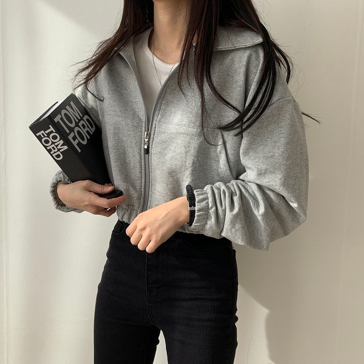 Zipper Cardigan Sweater Women's Season Thin Coat