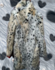 Leather Fur Coat Men's Mid-length