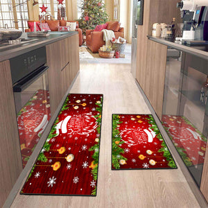 Christmas Decorative Carpet Home Doorway Foot Mats