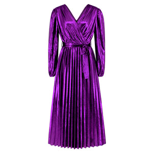 Women's Slim Fit Long Style Long Sleeve Night Dress