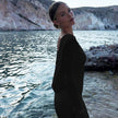 Fashion Slim Fit Backless Long Sleeve Dress Women