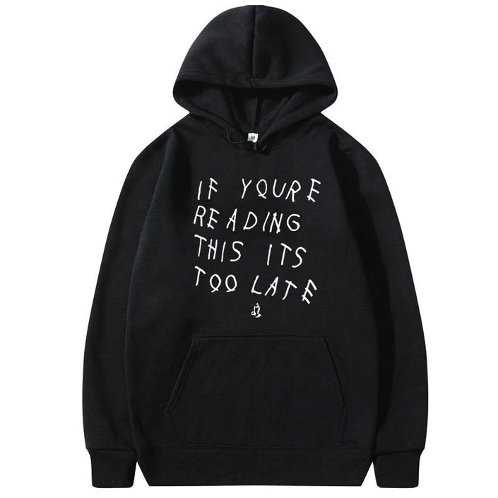 Letter Print Hoodie Men's Women's High Quality Hoodie