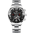 Men's Stainless Steel Calendar Quartz Watch