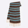 Rainbow Color-blocking Striped Soft Scarf