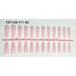 Ultra-Long Pointed Solid Color Strip Wear Nail Tip Semi-finished Nails Bright Oil Fake Nail Patch