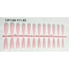 Ultra-Long Pointed Solid Color Strip Wear Nail Tip Semi-finished Nails Bright Oil Fake Nail Patch