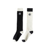 Embroidered High-top Slimming Compression Stockings