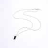 S925 Silver 18K Gold Plating Simple Fashion Exquisite High-grade Black Zircon Necklace