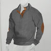 Stand Collar Long Sleeve Jacquard Knitted Pullover Sweater