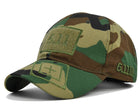 Three Dimensional Embroidered Peaked Cap