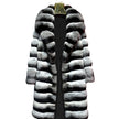 Fur Coat Artificial Mink Hair Marten Overcoats Mid-length