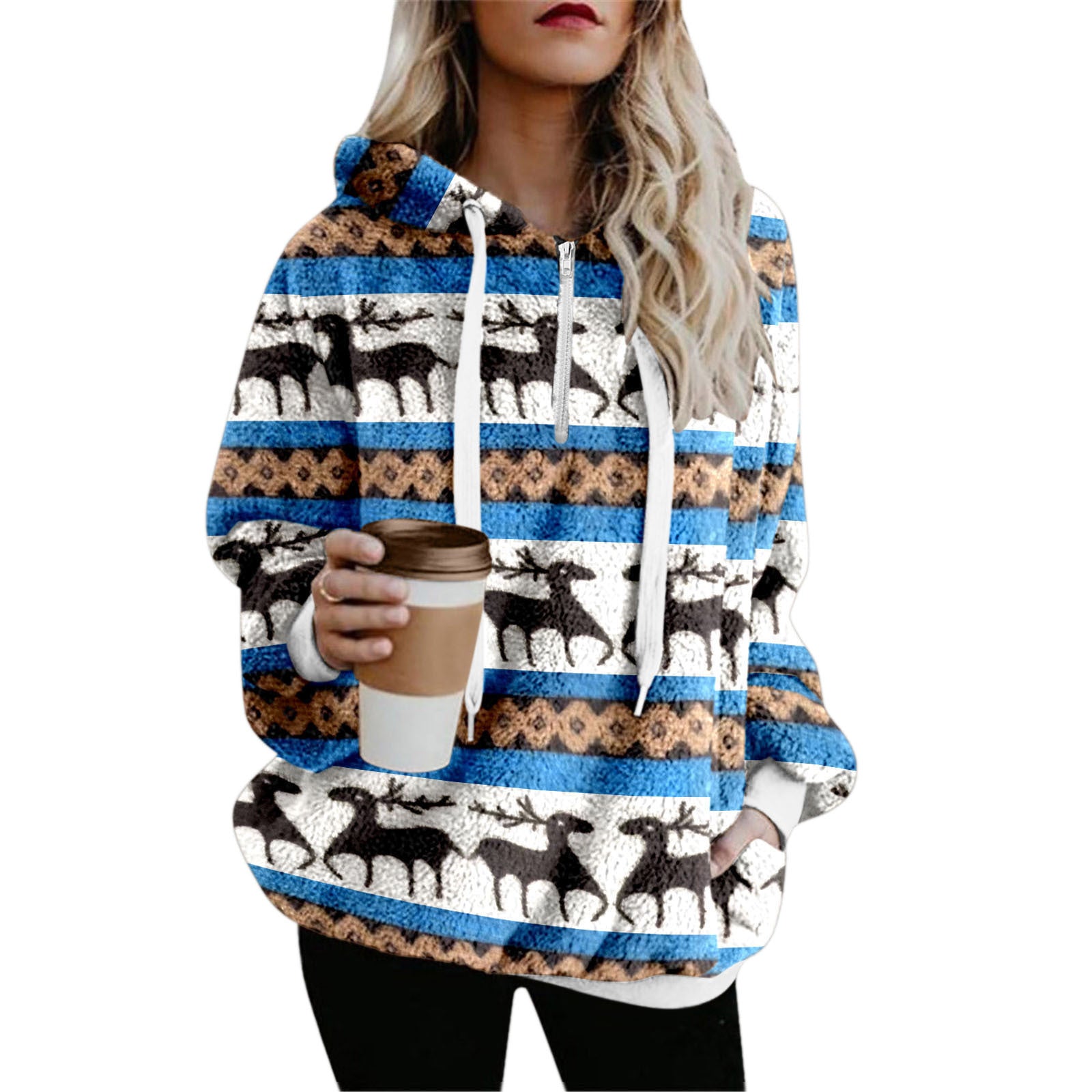 Printed Sweater For Women Alpscommerce