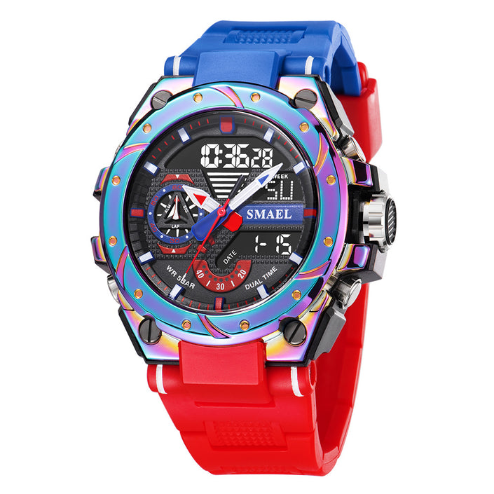 Alloy Watch Men's Multifunctional Waterproof