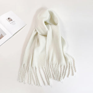 Women's Autumn And Winter Mohair Scarf