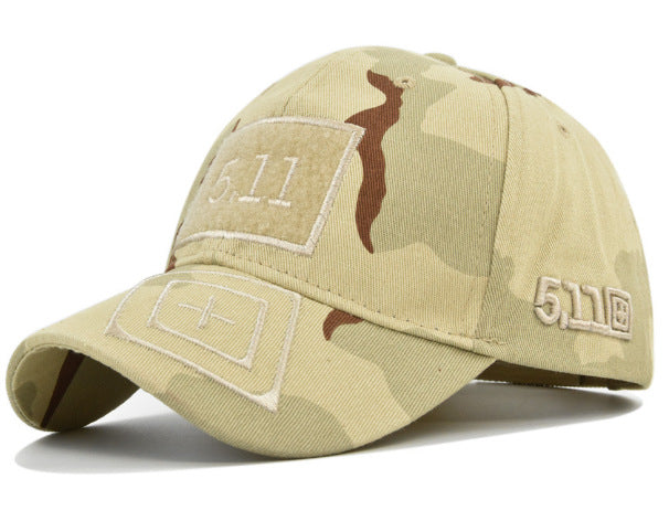 Three Dimensional Embroidered Peaked Cap