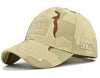 Three Dimensional Embroidered Peaked Cap