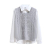 Korean Style Round Neck Knitted Vest