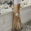 Women's Sequin Long Skirt Sequin Skirt