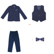 Children's Suit Boys Solid Color Flower Girl Dress  Catwalk Performance Clothing