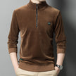 Fleece-lined Breathable Casual Sweatshirt Trendy Comfortable Long Sleeve Knitted Sweater