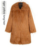 Men's Overcoat Faux Fur Coat Long Trench Coat