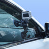 Sunroof Fixing Of Vehicle-mounted Sports Camera With Three Suction Cups